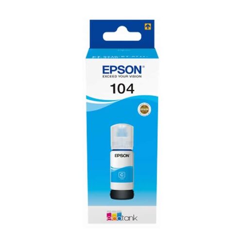 Botella de Tinta Original Epson n104/ Cian