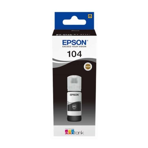 Botella de Tinta Original Epson n104/ Negro