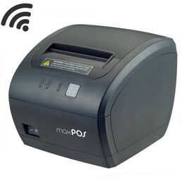Impresora ticket MAXPOS MAX83.1W 260mm/s WIFI + USB + Ethernet + Serie Avisador Acústico Negra