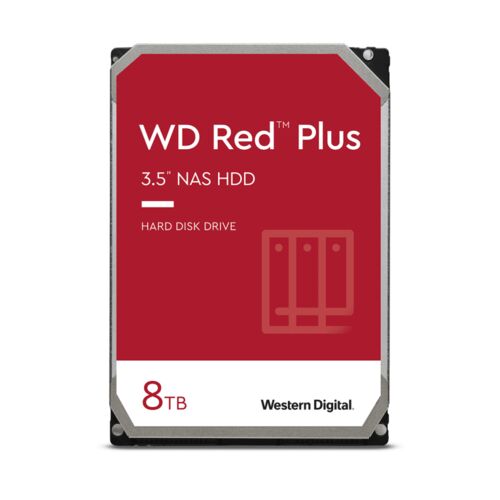 HDD 8TB 3.5" Western Digital Red Plus  5400 RPM SATA3