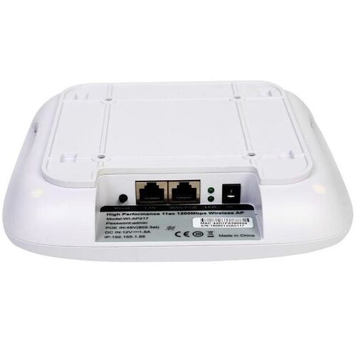 Punto de Acceso Wi-Tek WI-AP217-Lite formato de techo/sobremesa 2,4/5 GHz AC Wave 2 1200 Mbps