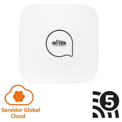 Punto de Acceso Wi-Tek WI-AP217-Lite formato de techo/sobremesa 2,4/5 GHz AC Wave 2 1200 Mbps