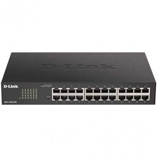 Switch 24 puertos 10/100/1000 D-Link DGS-1100-24V2 -Gestionable