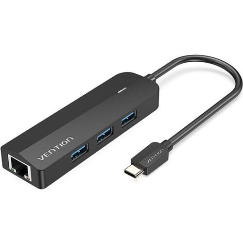 Docking USB Tipo-C  TGPBB/ 3xUSB/ 1xRJ45/ 1xMicro B PD/ Negro