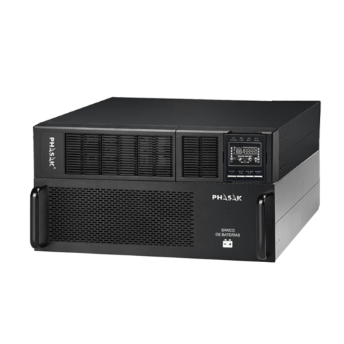 SAI PHASAK PH 9360 Serie Online Pro Rack  (6000VA/5400W ) doble conversin (0.9 FP)