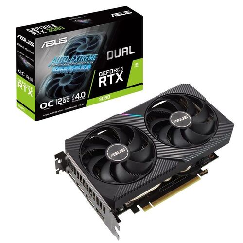 Tarjeta Grfica Asus Dual GeForce RTX 3060 V2 OC Edition/ 12GB GDDR6