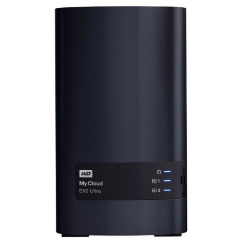 Unidad NAS Western Digital My Cloud EX2 Ultra/ 2 Bahas 3.5"/ 1GB DDR3/ Formato Torre