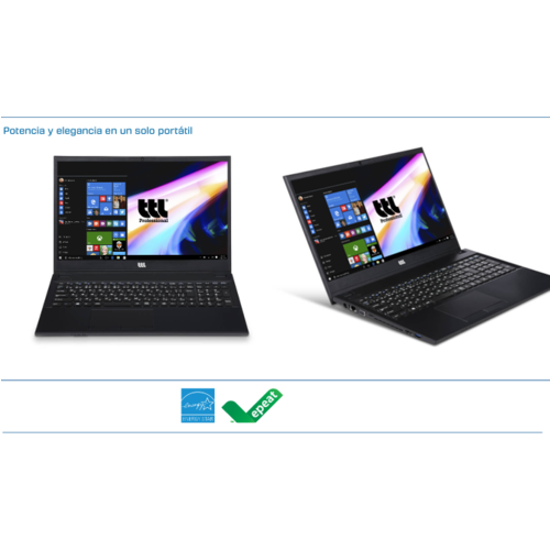 Porttil 15.6" TTL Professional intel i3, RAM 8GB, NVME 250GB *, Windows 11 pro