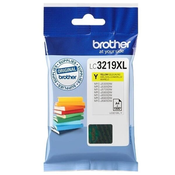 TINTA BROTHER LC3219YXL ALTA CAPACIDAD AMARILLO