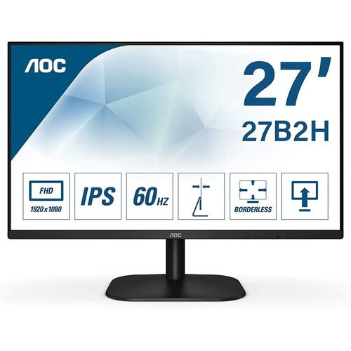 Monitor AOC 27B2DA 27"/ Full HD 1920x1080 / HDMI, VGA, DVI/ Multimedia