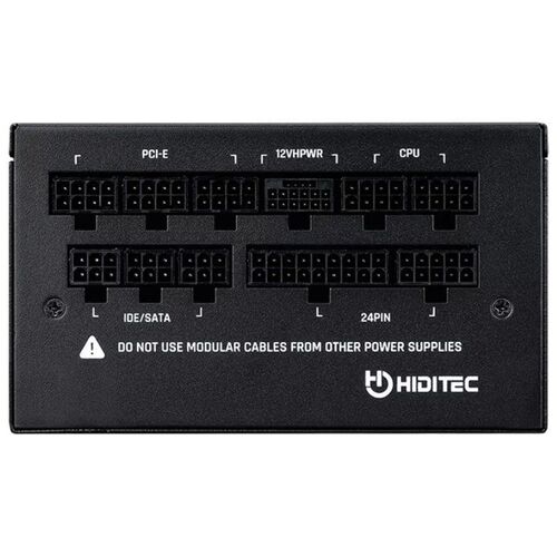 Fuente de Alimentacin Hiditec GDX850 V2/ 850W/ Ventilador 14cm/ ATX 3.0/ PCIe 5.0/ 80 Plus Gold