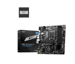 PLACA BASE MSI PRO B760M-P 1700 MATX 4XDDR5,  Intel, LGA 1700, VGA/HDMI/DP