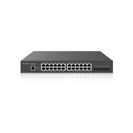 SWITCH 24P ENGENIUS ECS1528T Switch de 24 puertos Gigabit con 4 slot SFP/SFP+ 1.25/10 GB. Gestionable Layer 2+ y Control en CLOUD