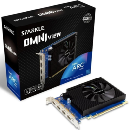 Tarjeta Gráfica Sparkle Intel Arc A310 Omni View/ 4GB GDDR6, 4x HDMI