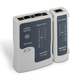 Tester Redes RJ11, RJ12 y RJ45 Doble