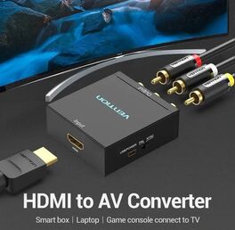 CONVERTIDOR HDMI A RCA/AUDIO VENTION - Mini USB
