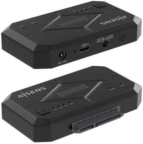 Docking Station para SSD M2 SATA/NVMe Aisens ASDS-M2SATA04B