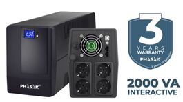 SAI PHASAK 2000VA Esential Interactivo - PH9420 Pantalla táctil con USB + RJ45