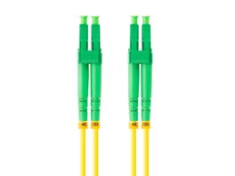CABLE DE FIBRAOPTICA MONO MODO LC/APC-LC/APC DUPLEX  G657A1 LSZH AMARILL - 5.00 mts