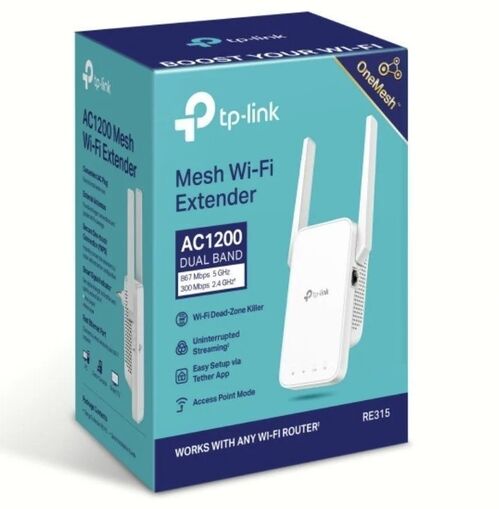 Repetidor Inalámbrico TP-Link RE315 1200Mbps/ 2 Antenas
