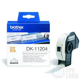 ETIQUETA BROTHER DK-11204 17*54 400 ETIQUETAS