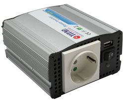 Convertidor de 12V-220V (350w) Schuko + USB (Autoswith) Power inverter.