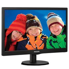 MONITOR TFT 18.5" LED PHILIPS 193V5LSB2 / 46.99CM 5MS 200CD/M2 16:9 60HZ 10M:1 VGA SMART CONTROL LITE NEGRO