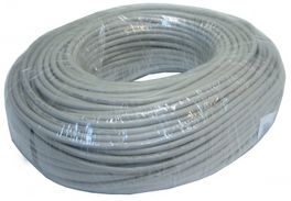 Cable UTP C5e Solido 100m Gris COBRE