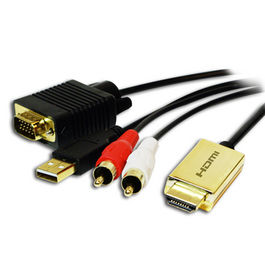 CABLE HDMI A VGA/AUDIO CV0052
