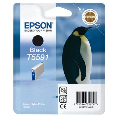 TINTA EPSON T5591 NEGRO 13ML ORIGINAL