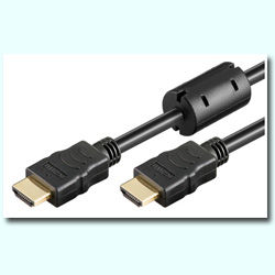 Cable HDMI Alta Velocidad + ETHERNET TIPO A 1.80m GOLD