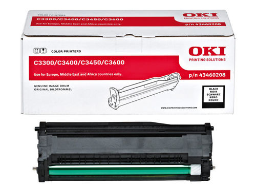 TAMBOR OKI 43460208 NEGRO C3300, C3400n, C3450n, C3600n 15K