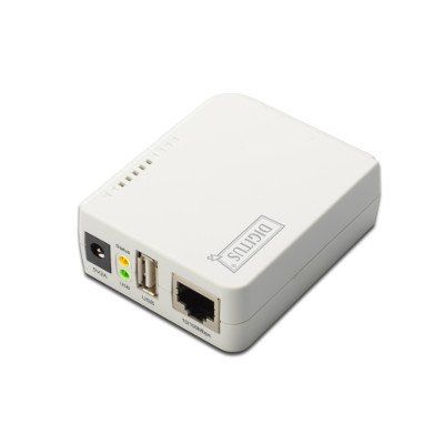 Servidor de impresora WI-Fi de 1 puerto USB 2.0