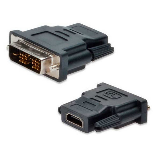 Adaptador DVI-D 24+5 Macho - HDMI Hembra.