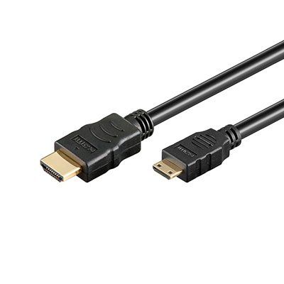 CABLE HDMI 3D MACHO A MINI HDMI (TIPO C) MACHO DE 2 MT.