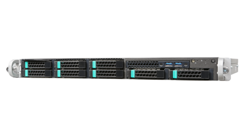 Chasis Intel Server System RACK 1U R1304SPOSHOR 1u rack system with S1200SPO board and 4 x 3.5 hot-swapable HDD Drive cage, 2 x 450W redundant power supplies