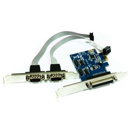 TARJETA PCI-EXPRESS PARALELO (1xDB25 LPT) + SERIE (2xRS232)