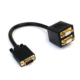 Cable Monitor HD15M/2H Y Negro Coax