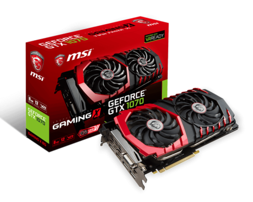 GTX 1070 GAMING X 8G 