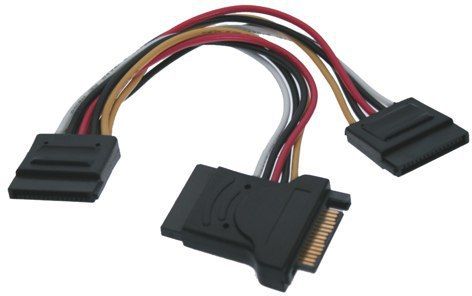 Cable de Alimentacion SATA  H / 2 SATA M