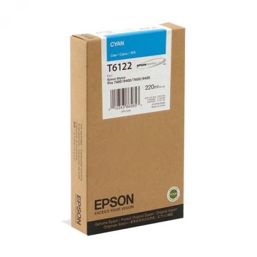 TINTA EPSON T6122 CIAN 220ML ORIGINAL