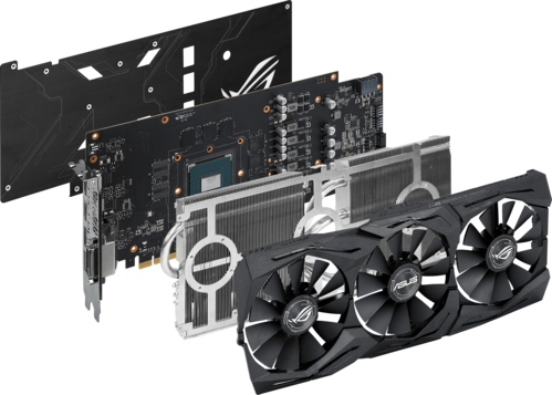 TARJETA GRFICA ASUS ROG GEFORCE STRIX-GTX1060-6G-GAMING - GPU OC 1746/1531MHZ - 6GB GDDR5 - PCI EXPRESS 3.0 - DVI-D /HDMIX2/DISPLAYPORTX2