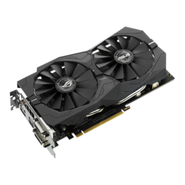 TARJETA GRAFICA ASUS ROG STRIX-GTX1050TI-4G-GAMING  GF GTX 1050 Ti 4 GB GDDR5 PCIe 3.0 x16 2 x DVI, HDMI, DisplayPort