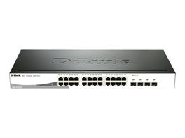 SWITCH 24 PUERTOS D-LINK Web Smart  DGS-1210-24 10/100/1000 + 4 puertos SFP con Gestión.