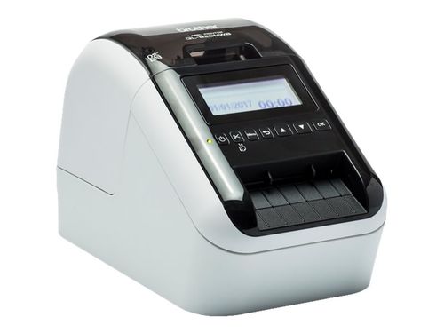 Impresora de etiquetas Brother QL-820NWB papel trmico Rollo (6,2 cm) 300 x 600 ppp hasta 176 mm/segundo USB 2.0, LAN, Wi-Fi(n), host USB, Bluetooth 2.1 EDR