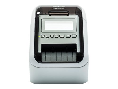 Impresora de etiquetas Brother QL-820NWB papel trmico Rollo (6,2 cm) 300 x 600 ppp hasta 176 mm/segundo USB 2.0, LAN, Wi-Fi(n), host USB, Bluetooth 2.1 EDR