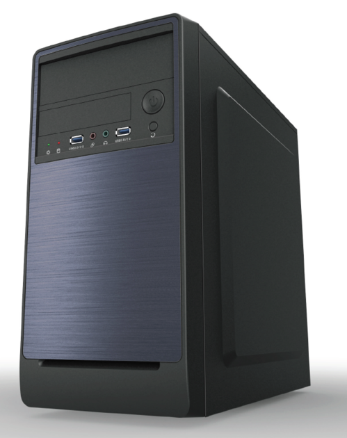 CAJA MicroATX CoolBox M530 /M500 Serie 2x USB3.0, chasis negro /fuente.