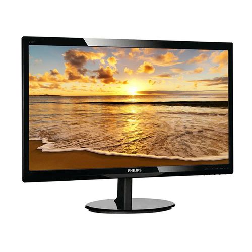 MONITOR LED MULTIMEDIA PHILIPS 246V5LHAB 24"/61CM 16:9 FULLHD 5MS SMARTCONTROL 250CD/M2 VGA HDMI ALTAVOCES 2X2W RMS - NEGRO