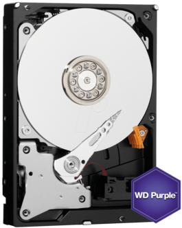 HDD 6TB WESTER DIGITAL PURPLE SATA3 64MB 5400rpm - p/n: WD60PURZ HDD 6TB WESTER DIGITAL PURPLE SATA3 64MB 5400rpm - p/n: WD60PURZ