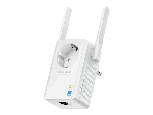 Repetidor TP-LINK TL-WA860RE  Extensor de rango Wi-Fi 100Mb LAN Wi-Fi 2.4 GHz con enchufe extra